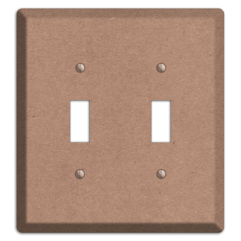 Pale Taupe Kraft 2 Toggle Wallplate