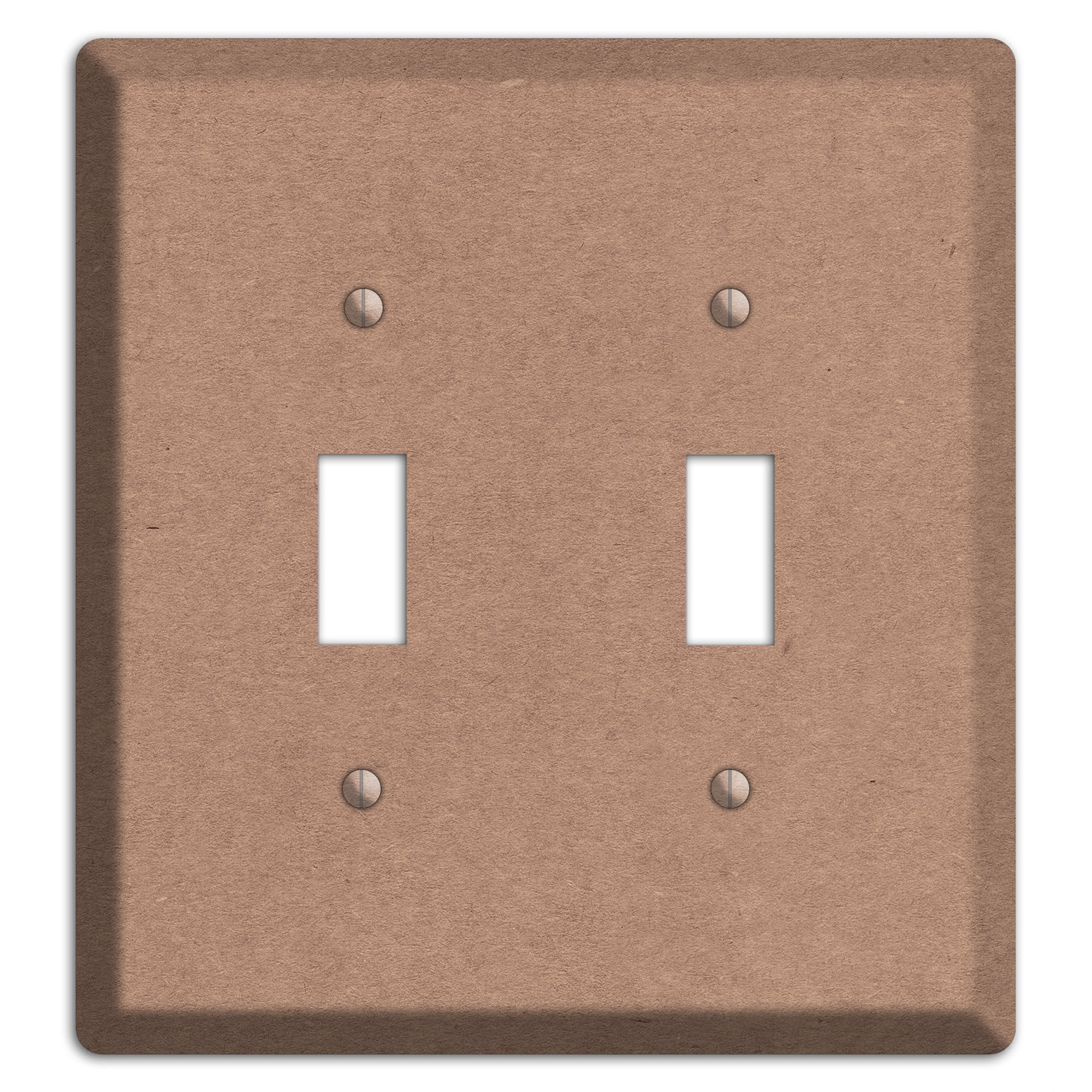 Pale Taupe Kraft 2 Toggle Wallplate