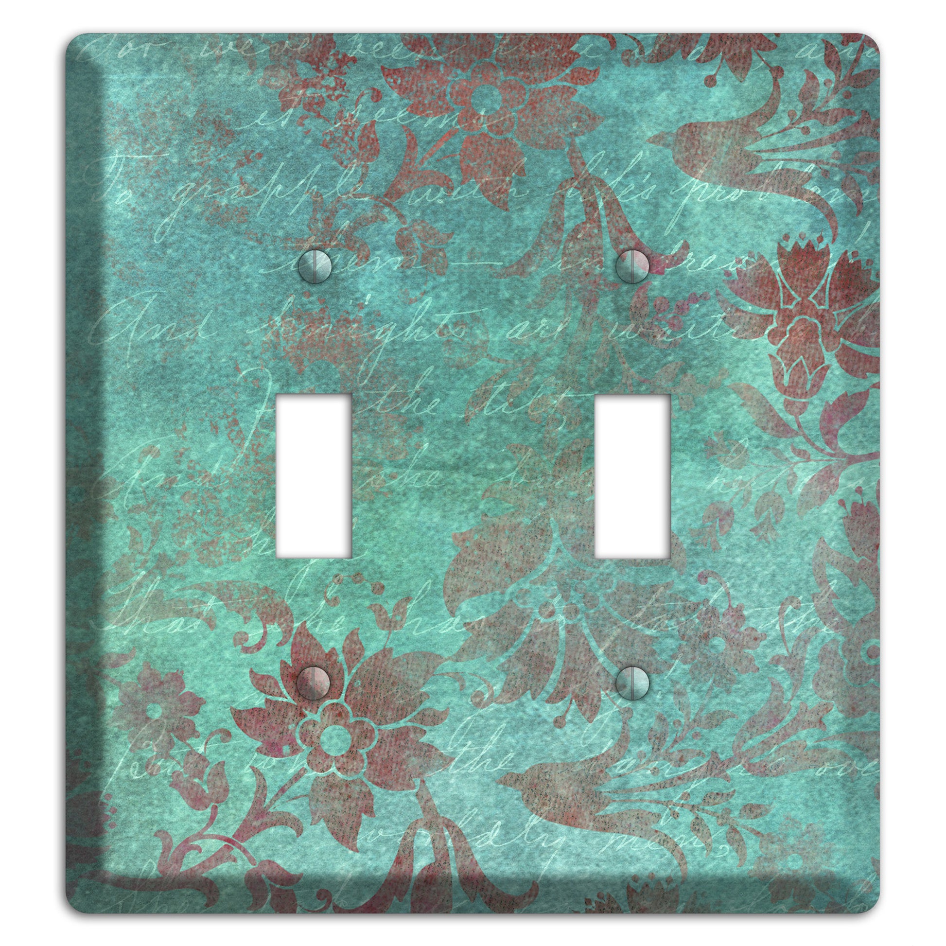 Sea Nymph Whimsical Damask 2 Toggle Wallplate