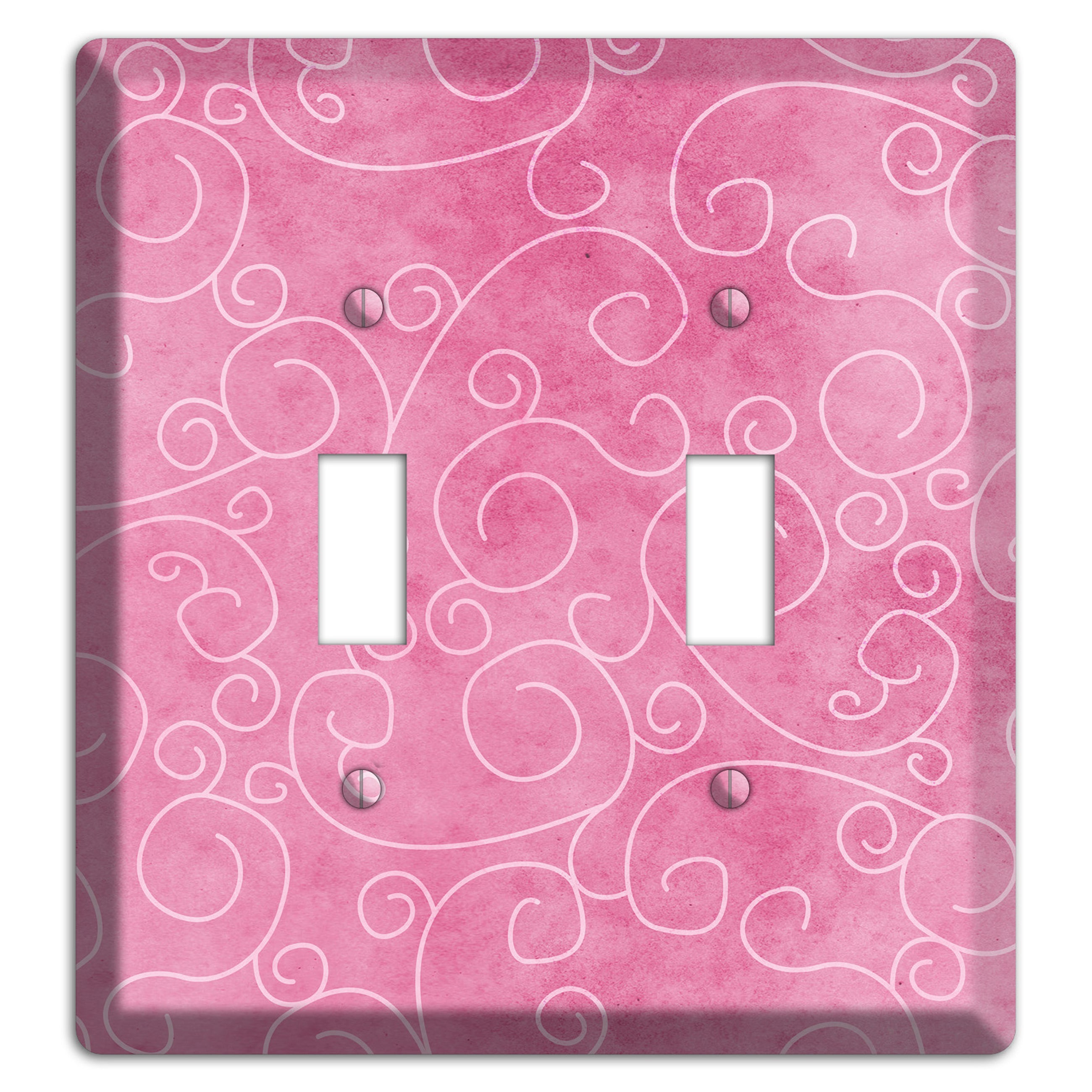 Kobi Pink Texture 2 Toggle Wallplate