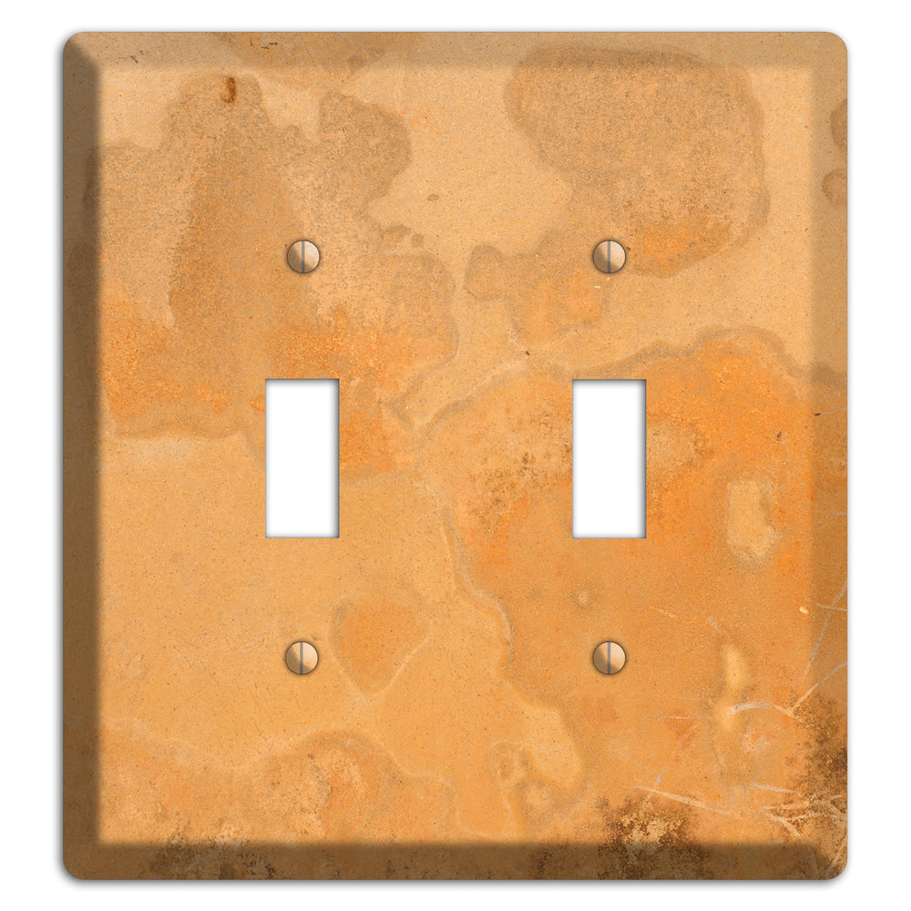 Tan Concrete 2 Toggle Wallplate