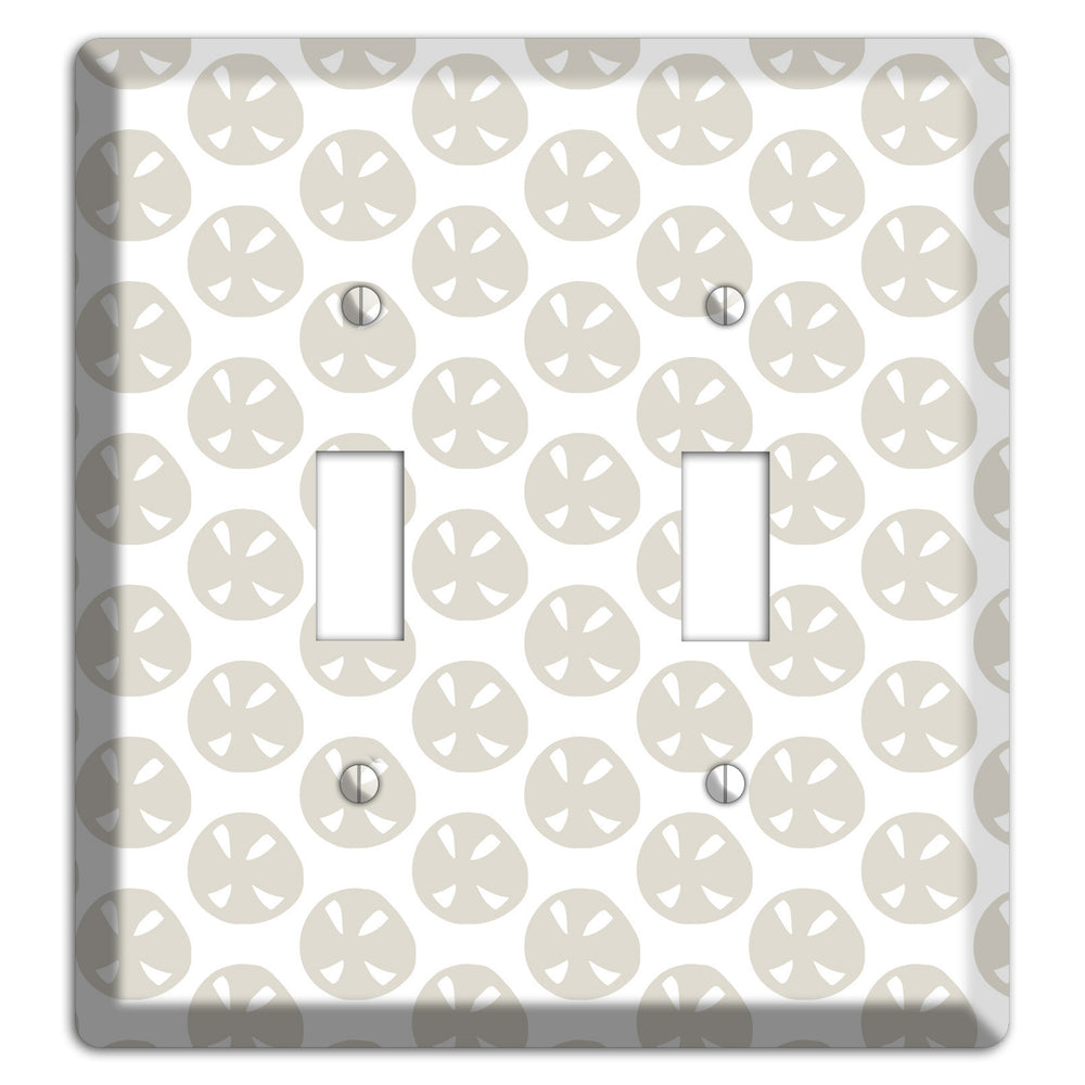 Simple Scandanavian Style LL 2 Toggle Wallplate