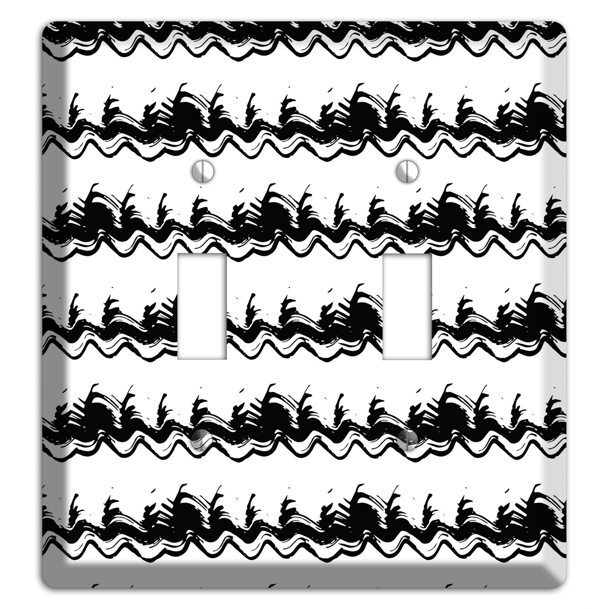 Ink Brushstrokes 10 2 Toggle Wallplate