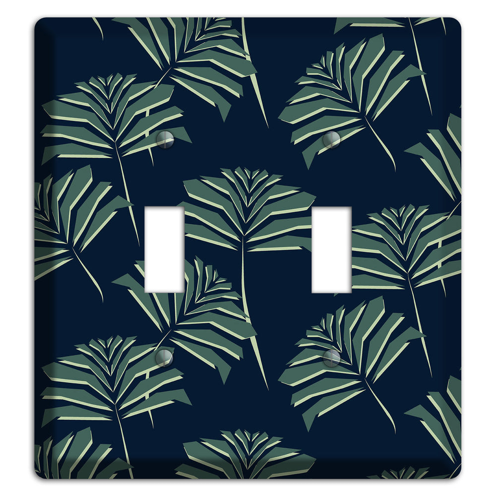 Leaves Style C 2 Toggle Wallplate
