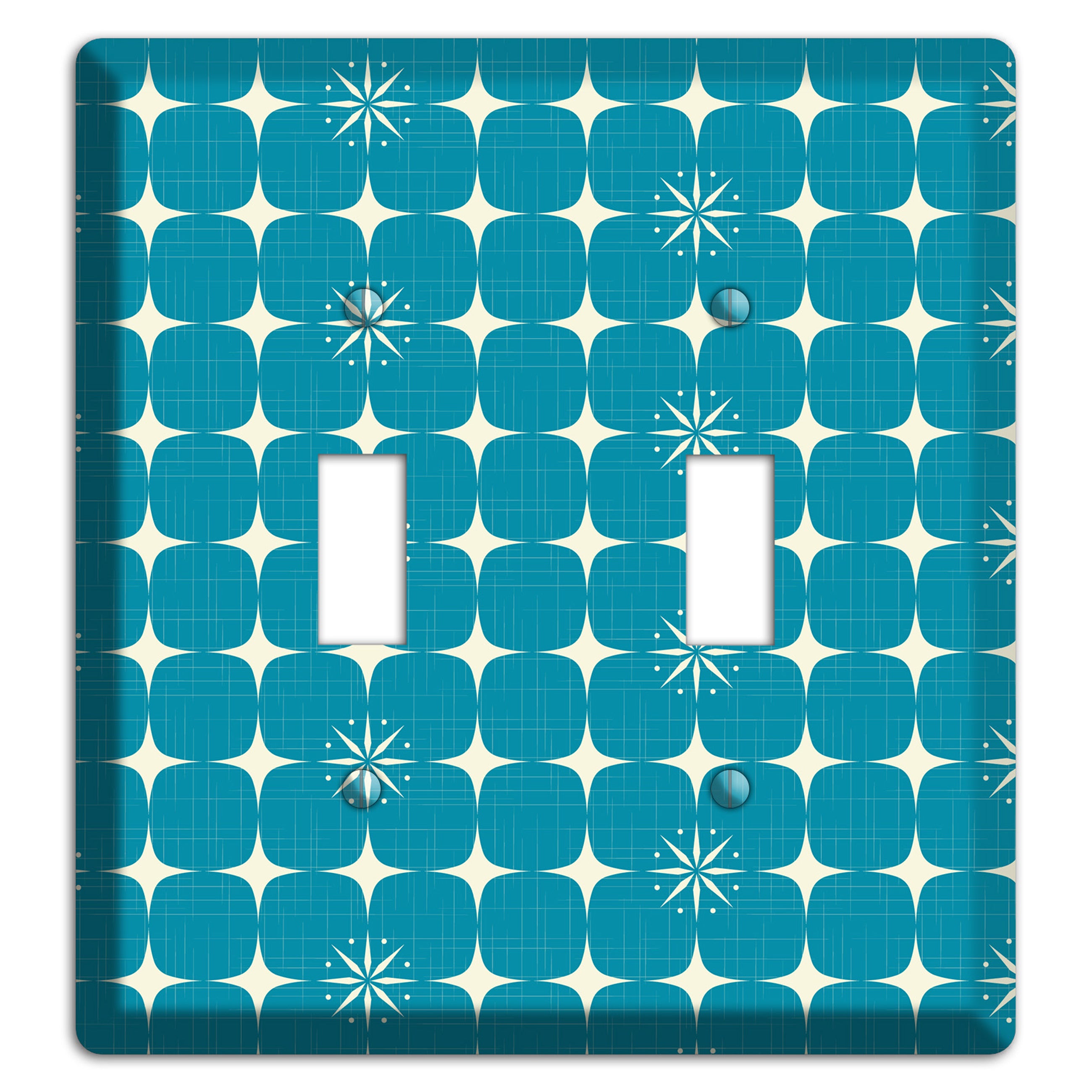 Blue Atomic 2 Toggle Wallplate