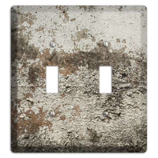 Old Concrete 12 2 Toggle Wallplate