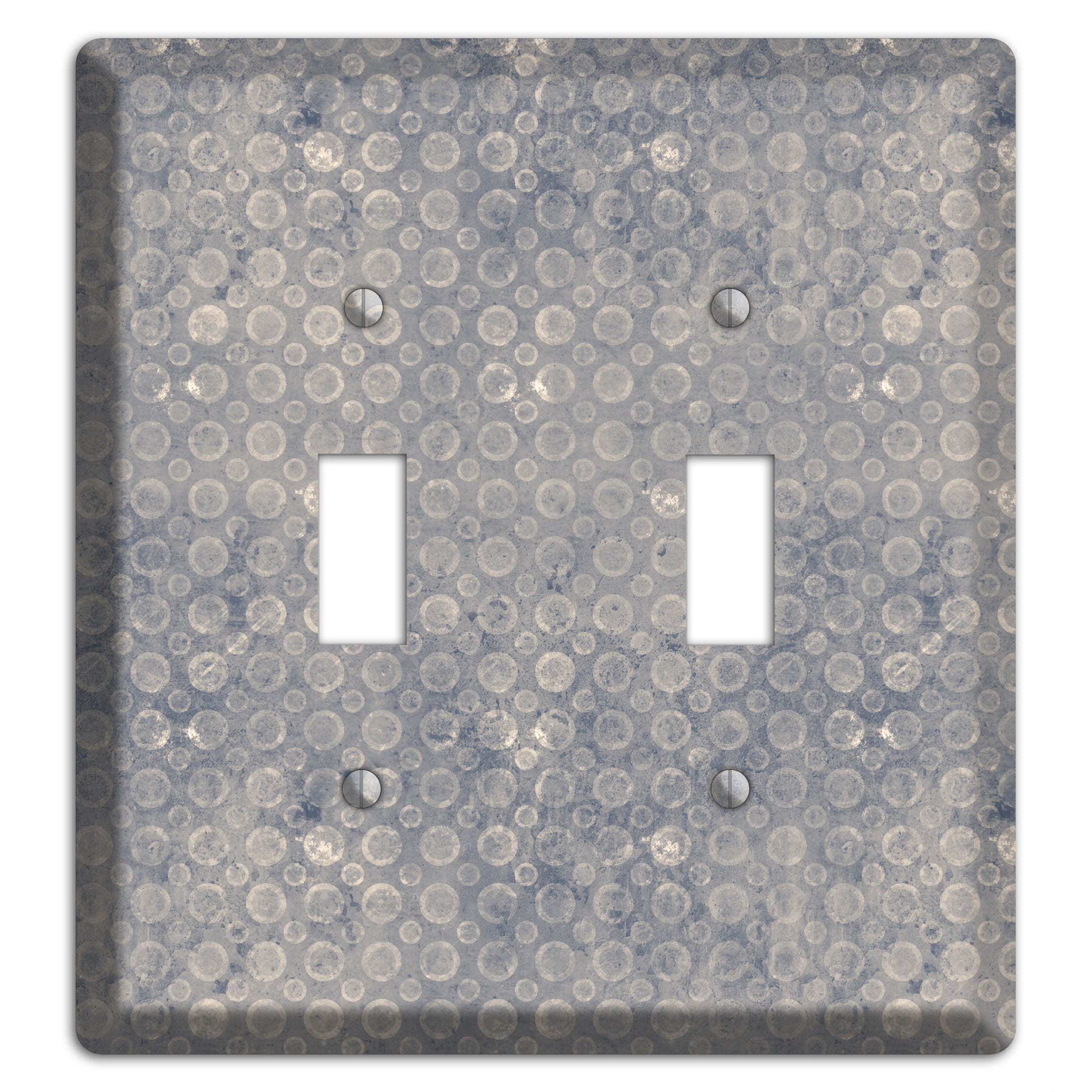 Grey Circles 2 Toggle Wallplate