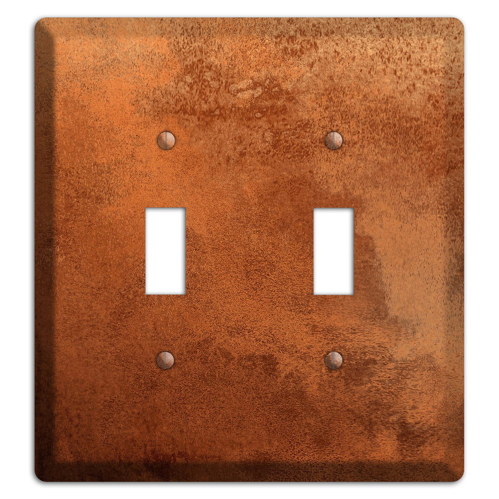 Antique Copper 2 Toggle Wallplate