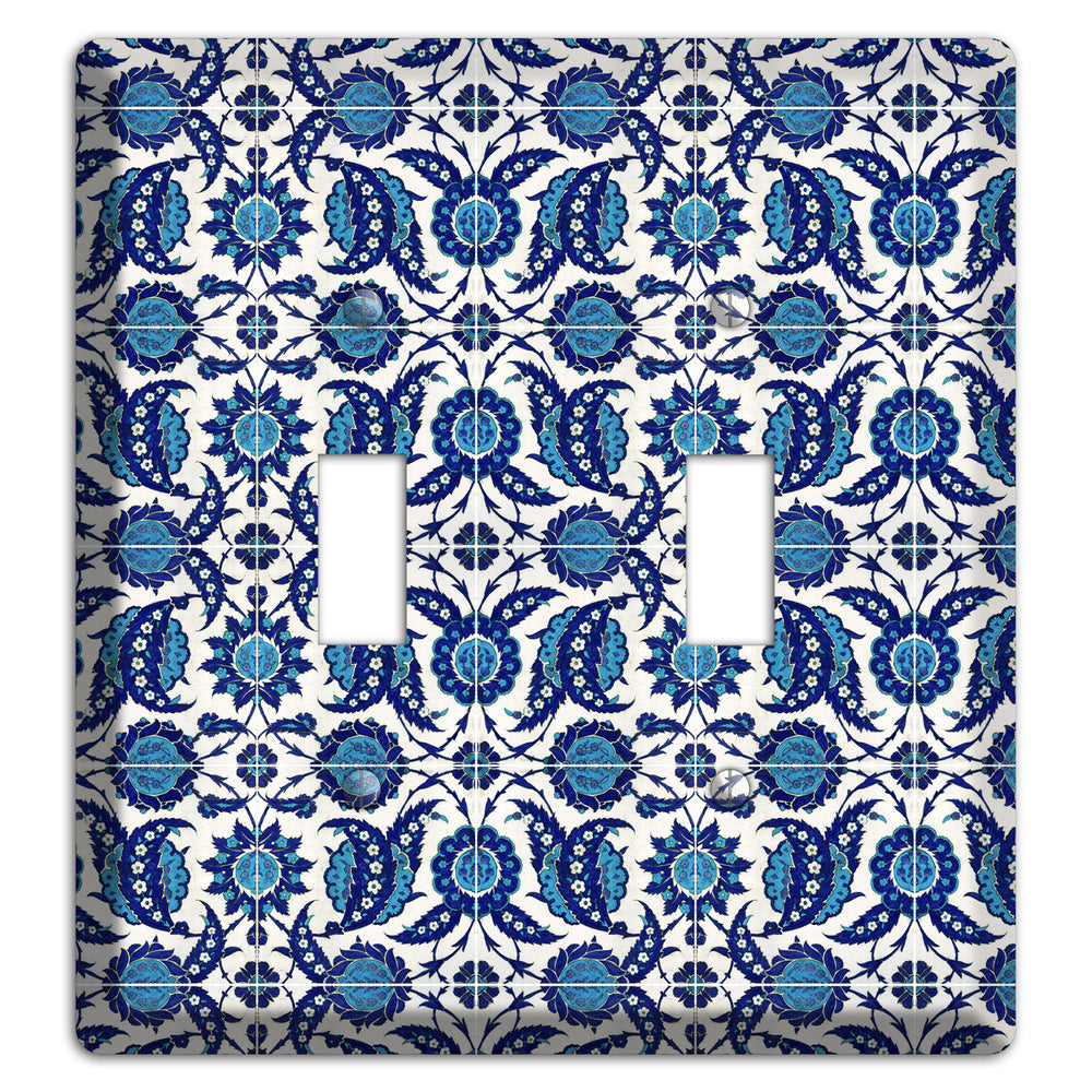 Ornate Paisley Tile 2 Toggle Wallplate