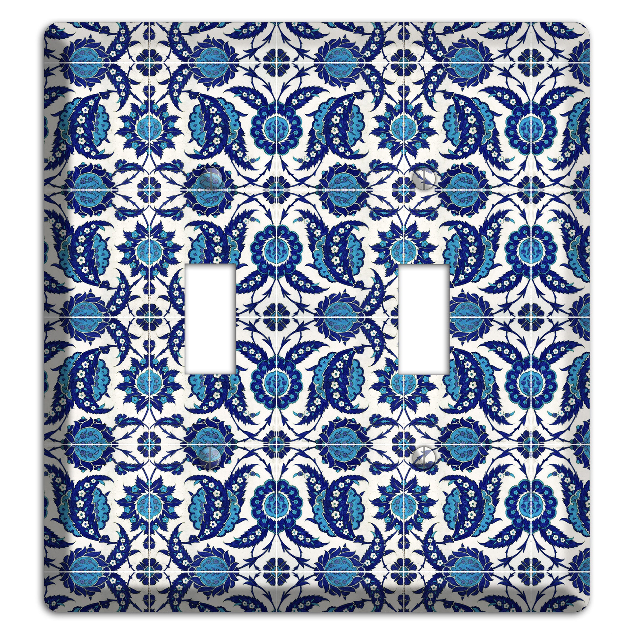 Ornate Paisley Tile 2 Toggle Wallplate