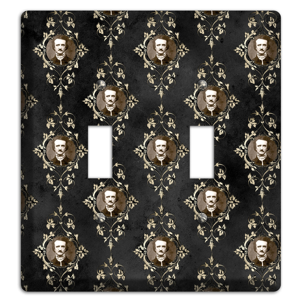 Edgar Allen Poe Self Portrait 2 Toggle Wallplate