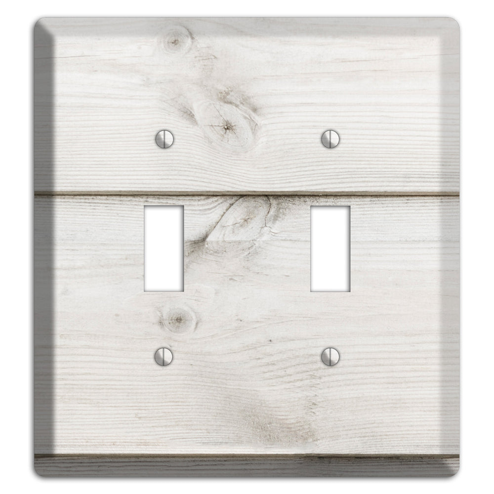 Timberwolf Antique 2 Toggle Wallplate