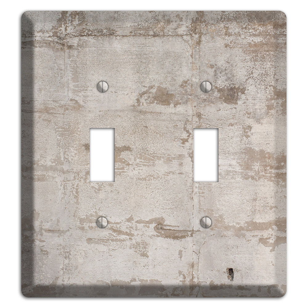 Old Concrete 3 2 Toggle Wallplate