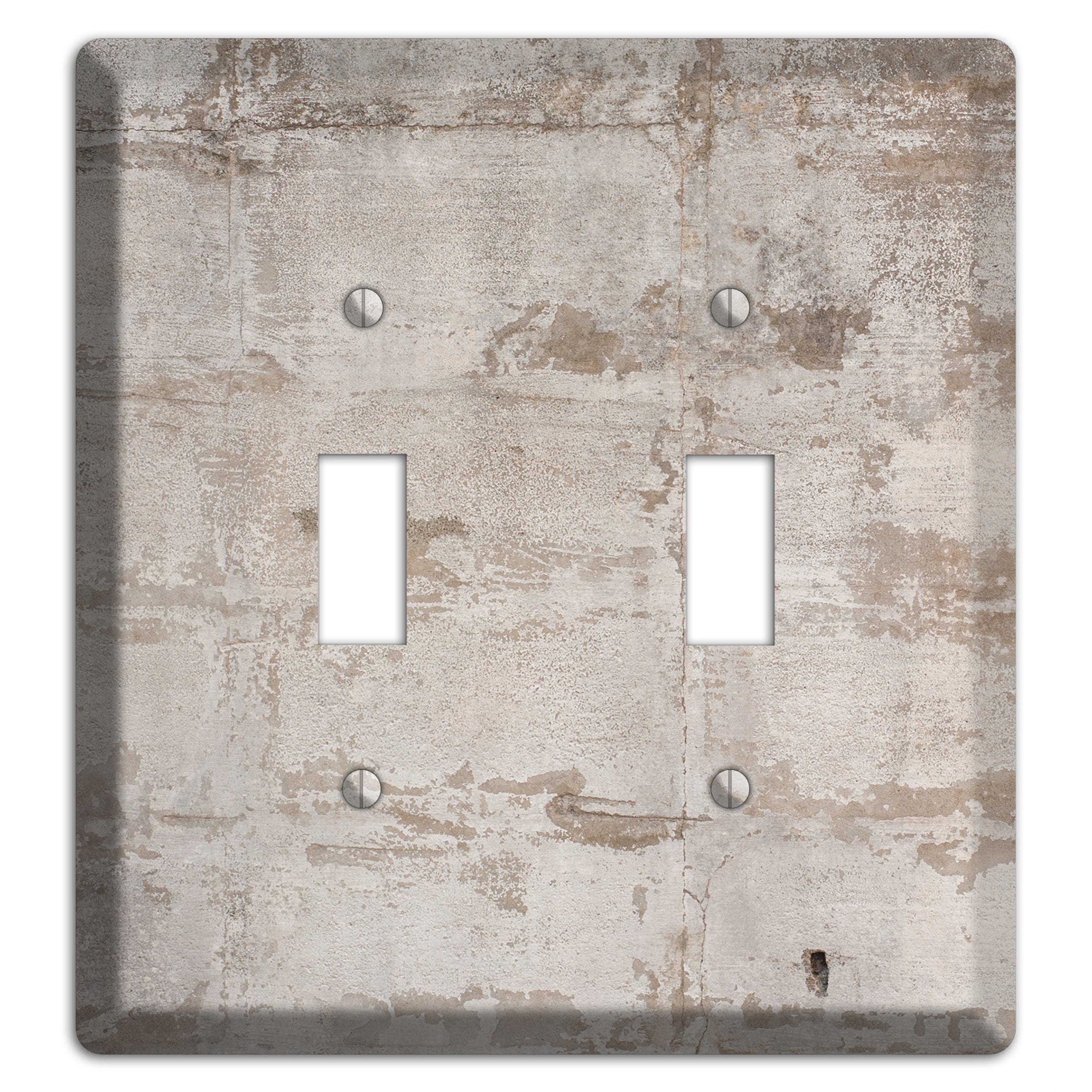 Old Concrete 3 2 Toggle Wallplate