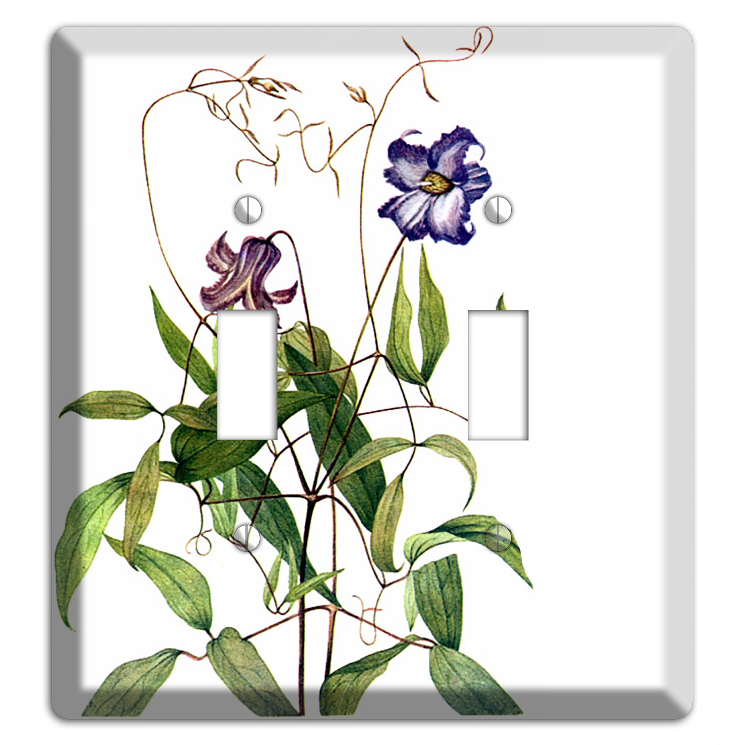 Clematis Crispa 2 Toggle Wallplate