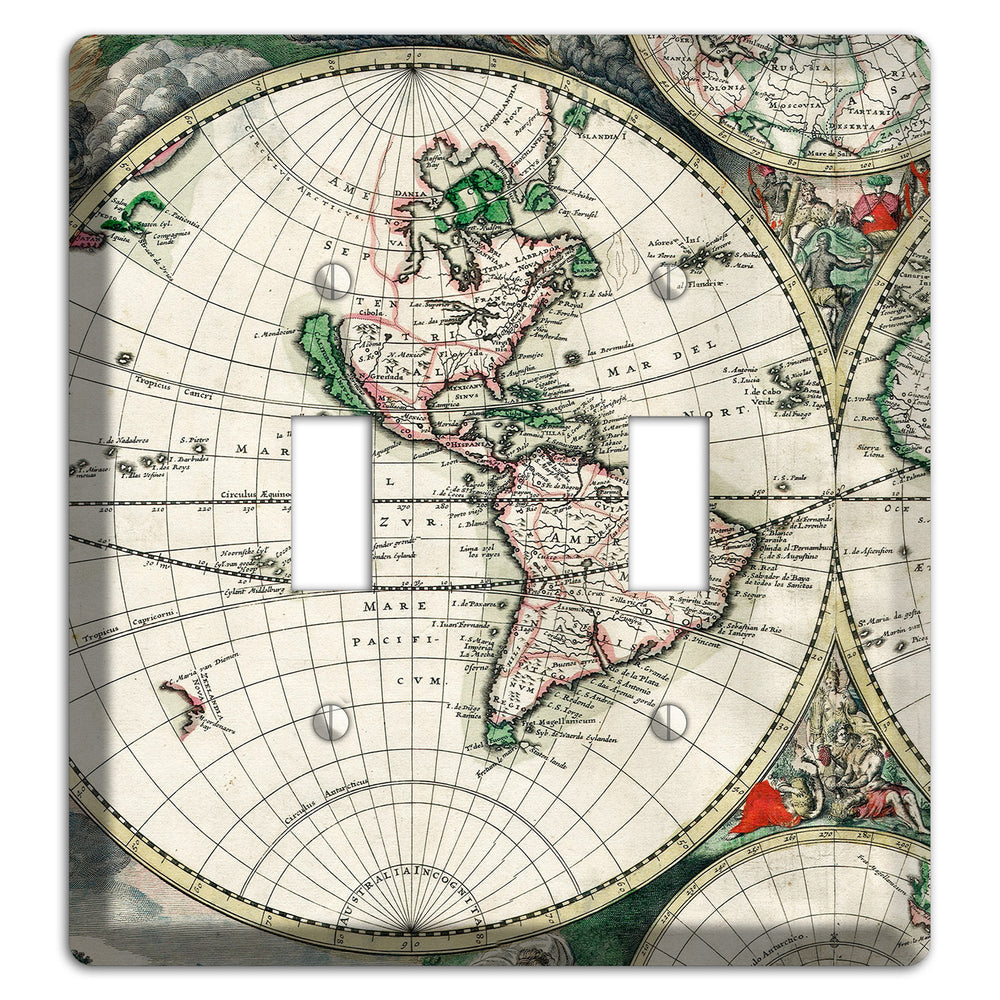 Global Map 2 Toggle Wallplate