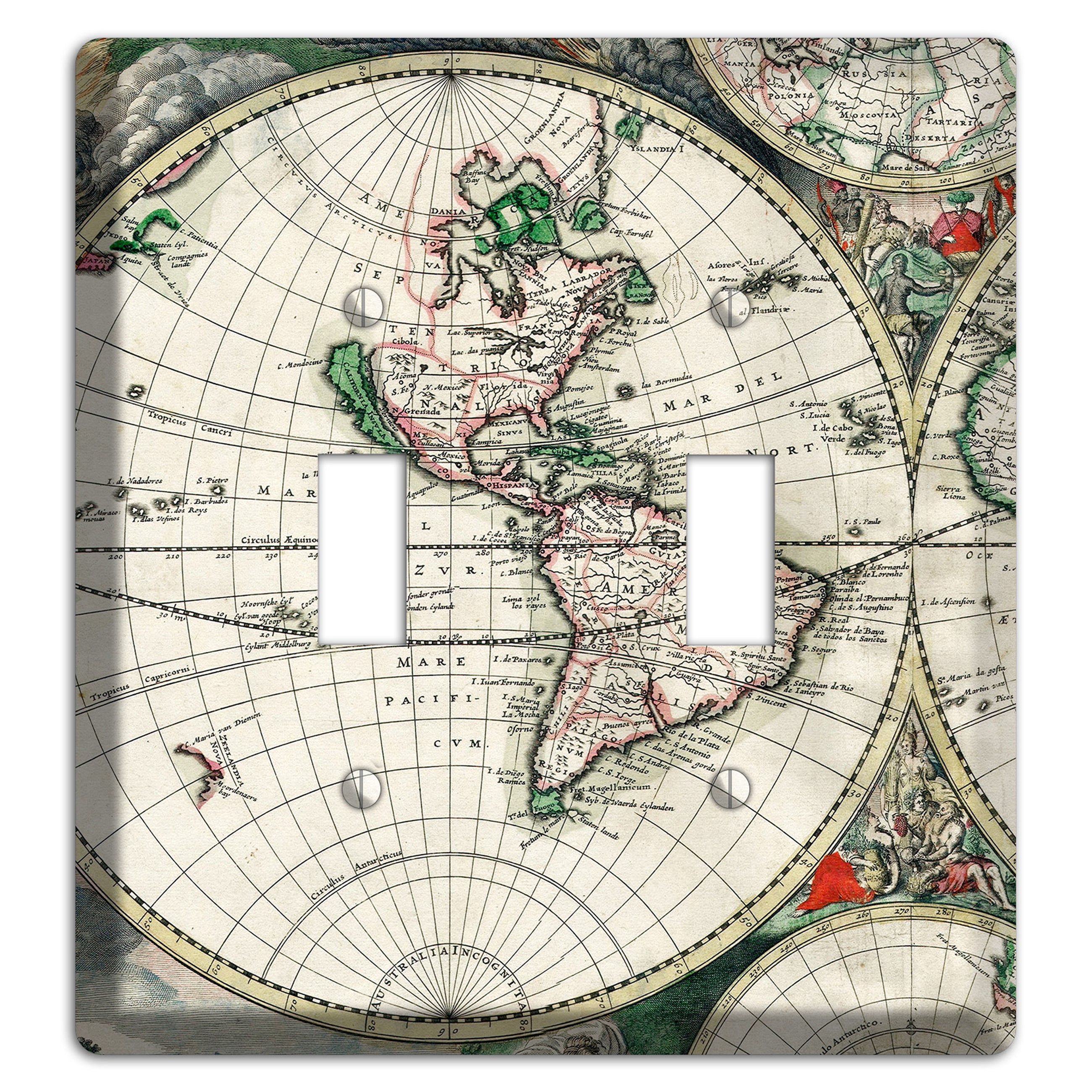 Global Map 2 Toggle Wallplate