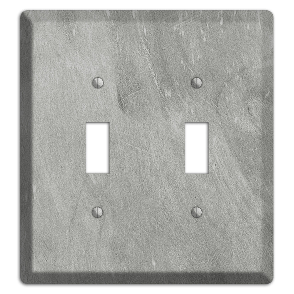 Chalk Grey 2 Toggle Wallplate