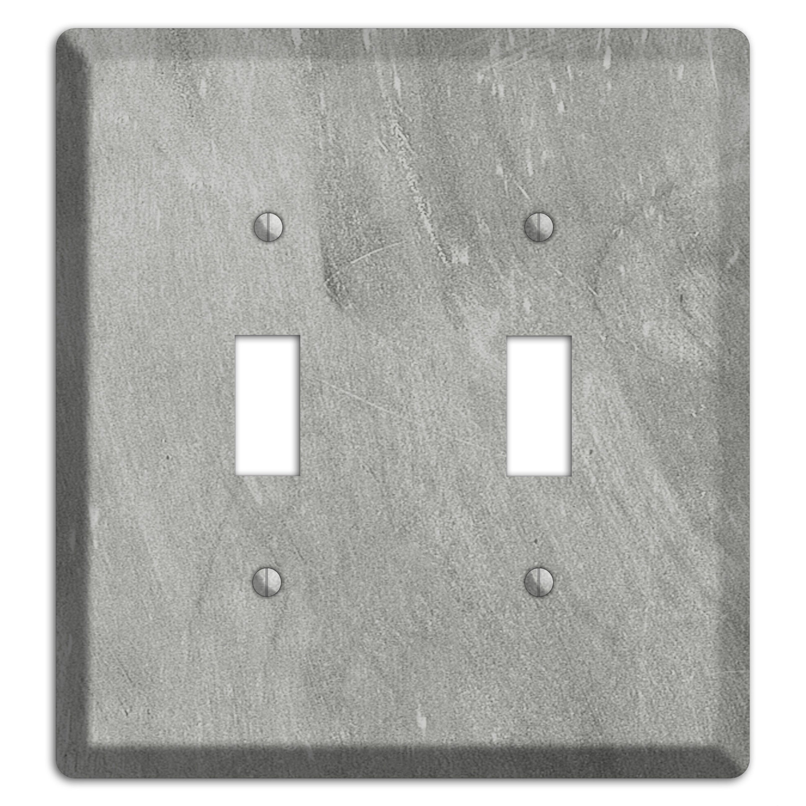 Chalk Grey 2 Toggle Wallplate