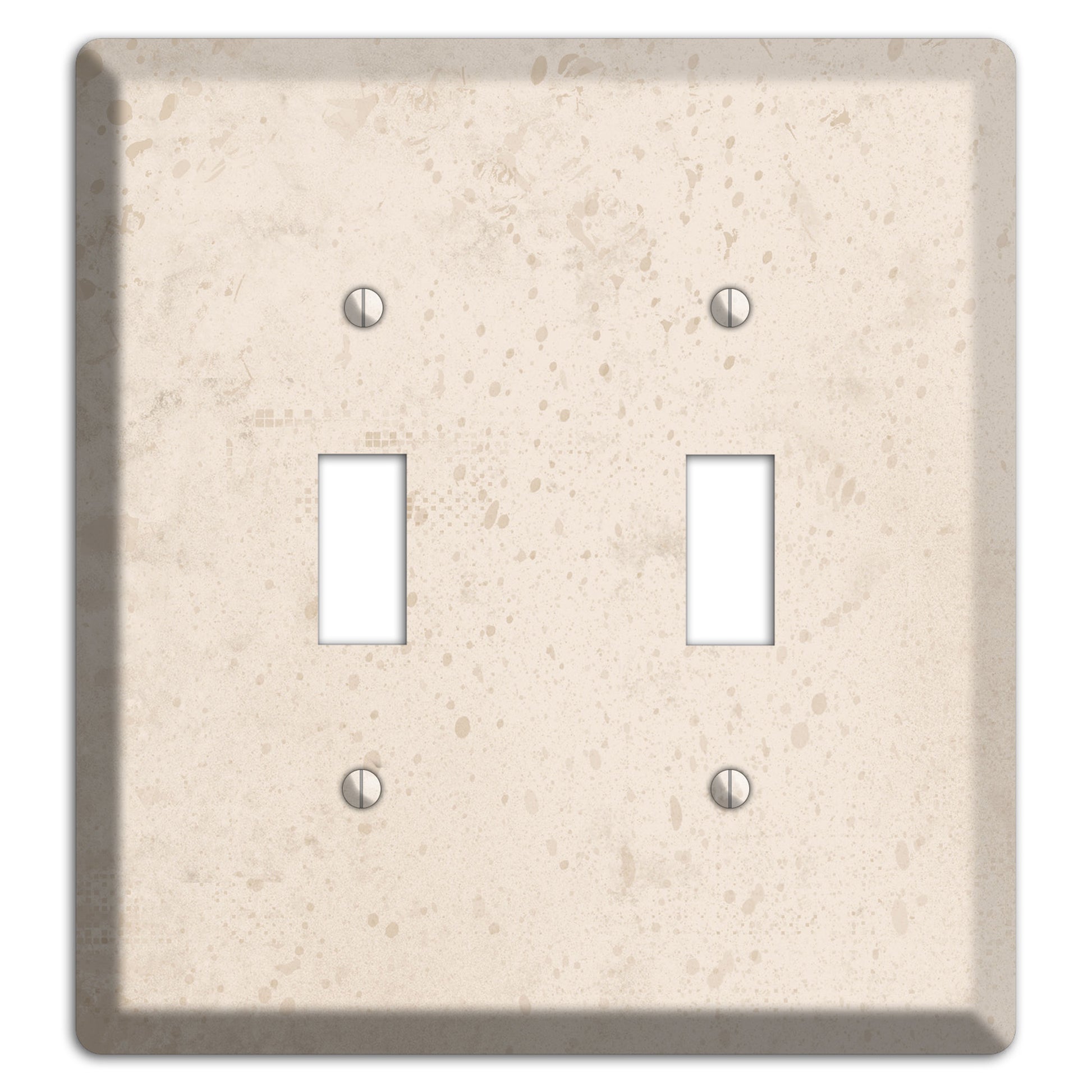 Bone Neutral Texture 2 Toggle Wallplate