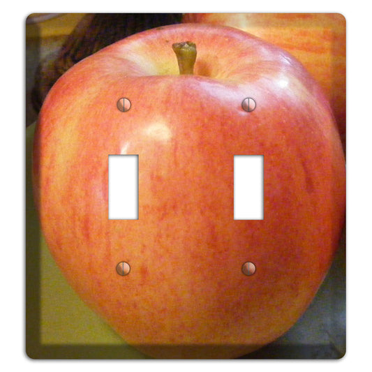 Large Apple 2 Toggle Wallplate