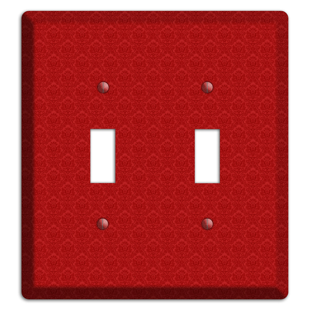 Red Cartouche 2 Toggle Wallplate