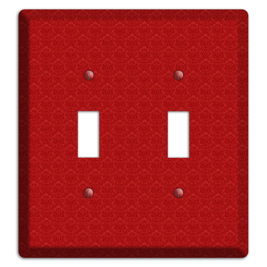 Red Cartouche 2 Toggle Wallplate