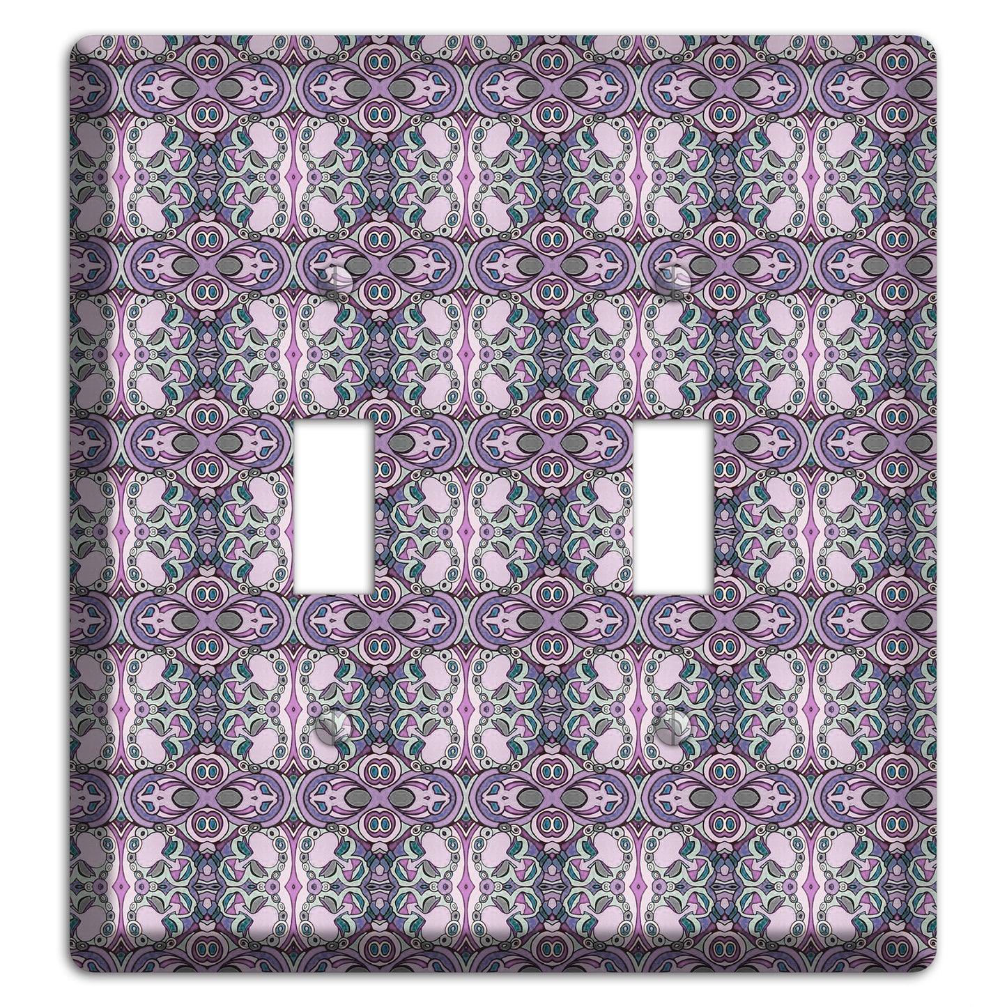 Pink Purple Sage Tapestry 2 2 Toggle Wallplate