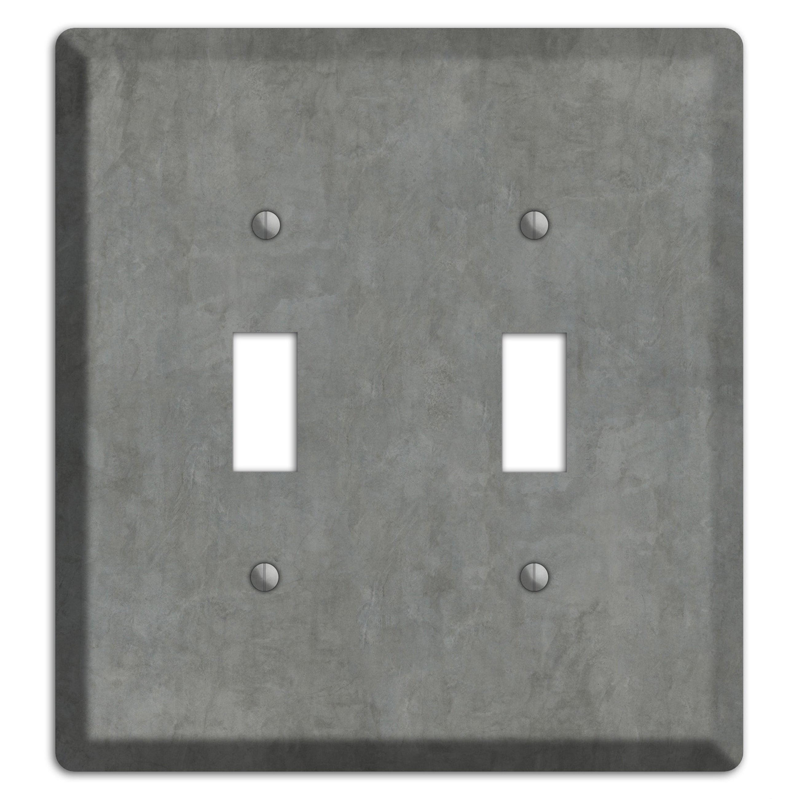 Stucco Grey 2 Toggle Wallplate