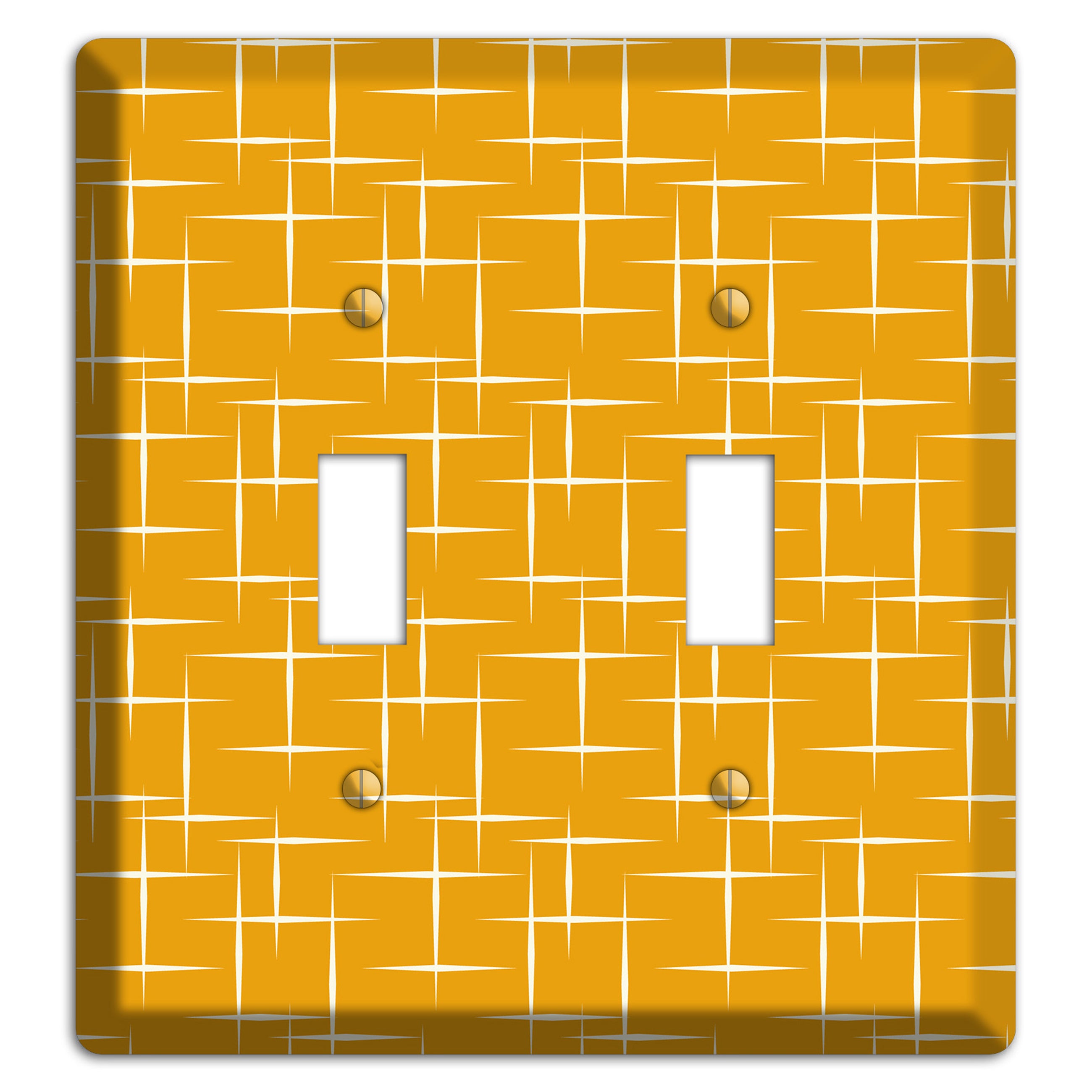 Orange Atomic 2 Toggle Wallplate