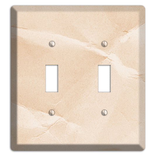 Almond Neutral Texture 2 Toggle Wallplate