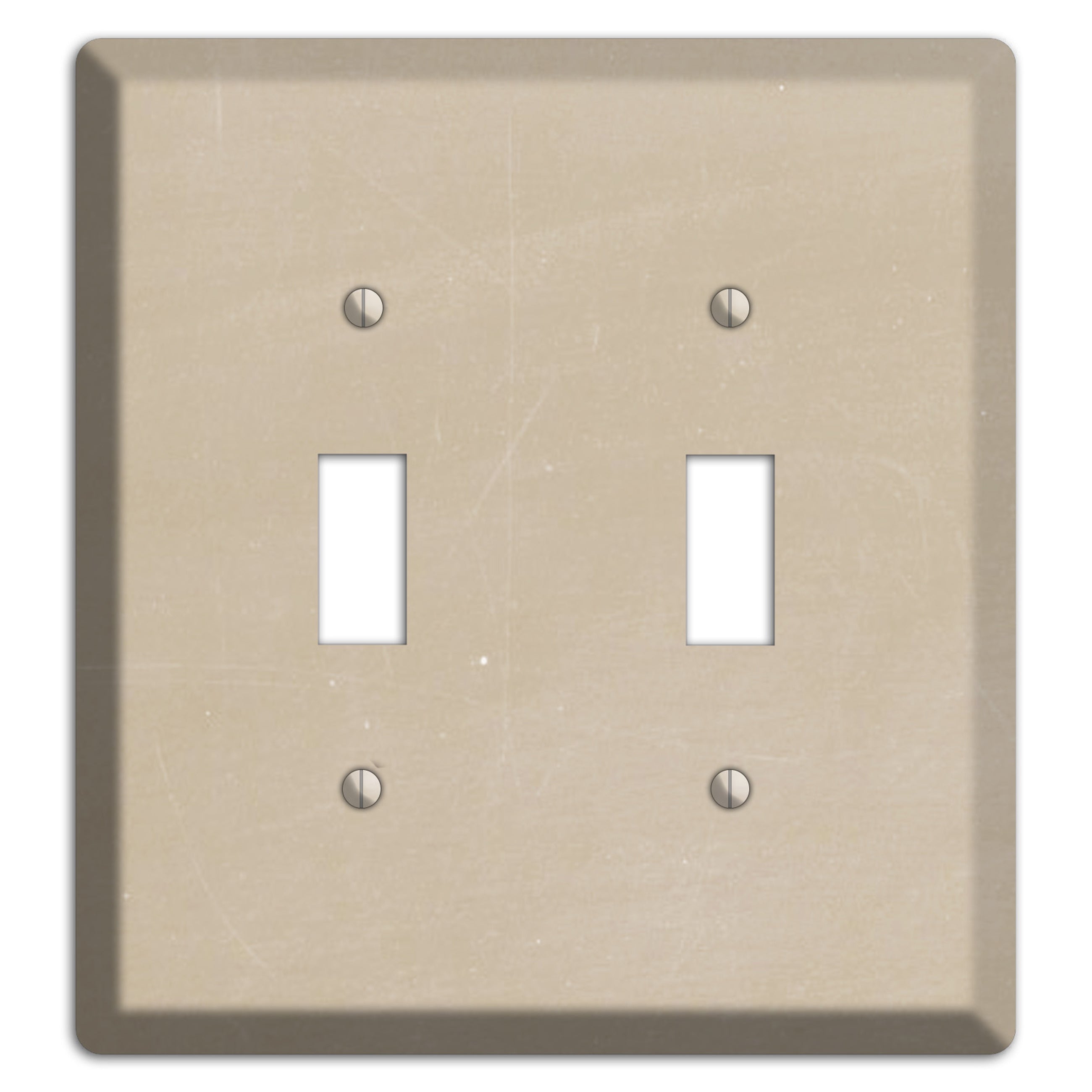 Chalk Tan 2 Toggle Wallplate