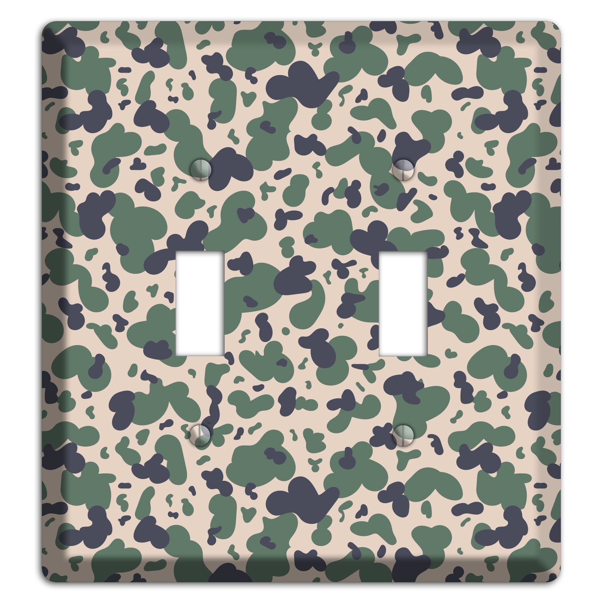 Afghanistan Blotch 2 Camo 2 Toggle Wallplate