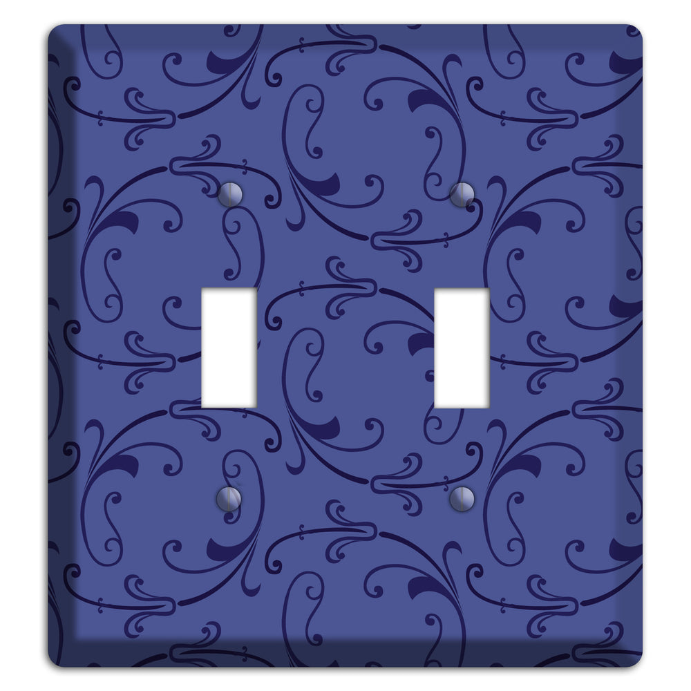 Green and Brown Argyle 2 Toggle Wallplate