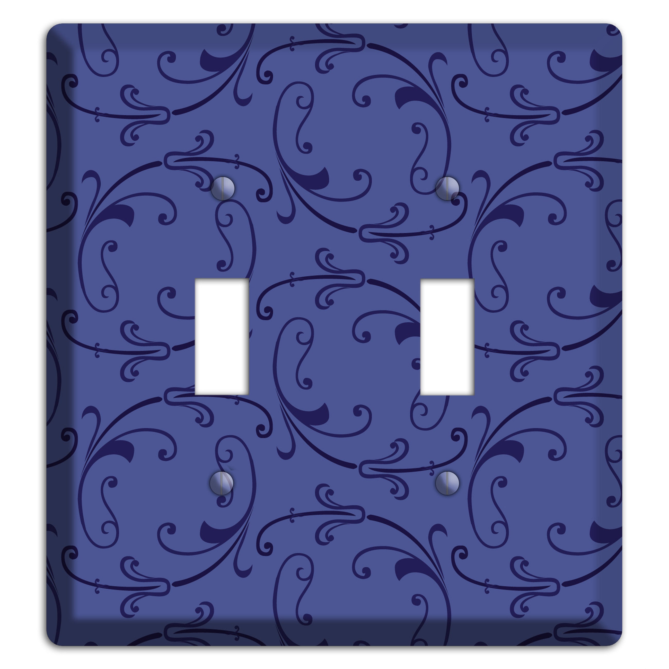 Green and Brown Argyle 2 Toggle Wallplate