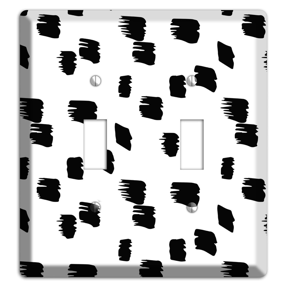 Ink Brushstrokes 6 2 Toggle Wallplate
