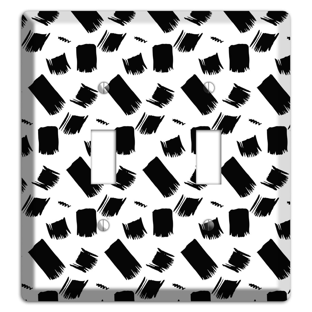 Ink Brushstrokes 8 2 Toggle Wallplate
