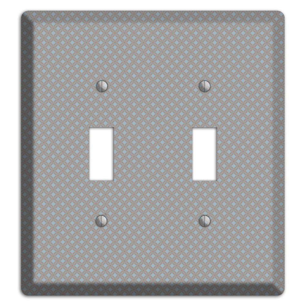Multi Grey Lattice 2 Toggle Wallplate