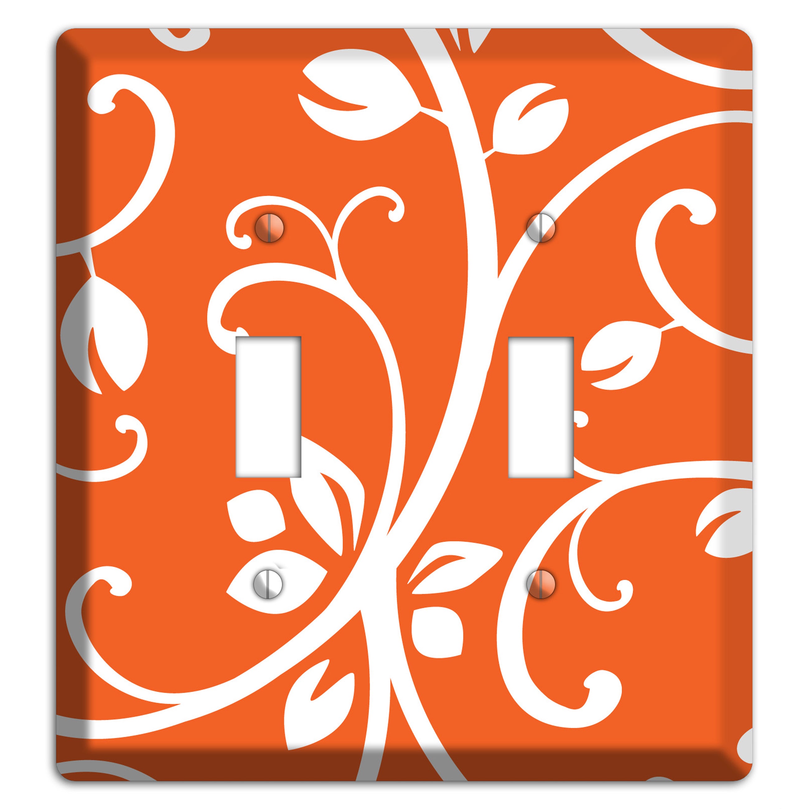Red Bud Sprig 2 Toggle Wallplate