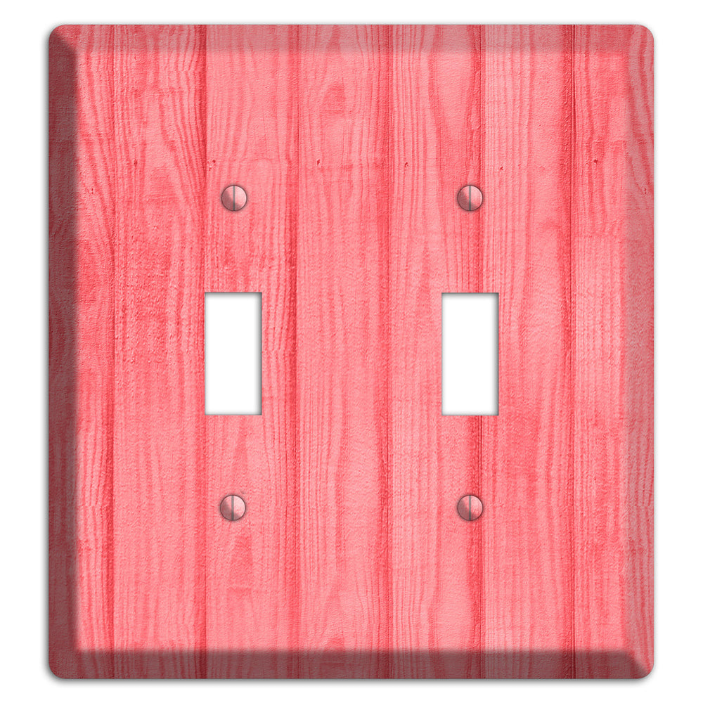 Geraldine Soft Coral 2 Toggle Wallplate