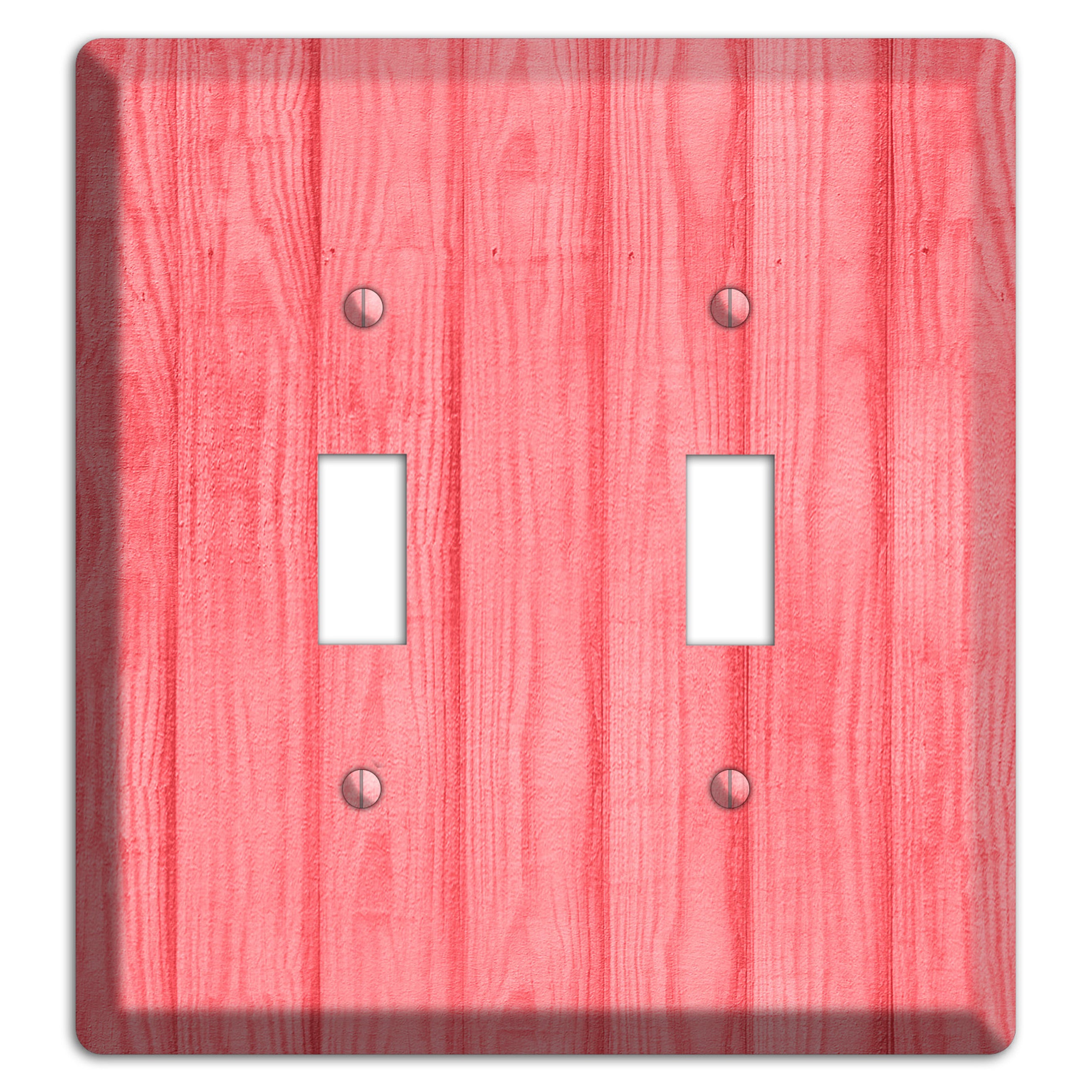 Geraldine Soft Coral 2 Toggle Wallplate