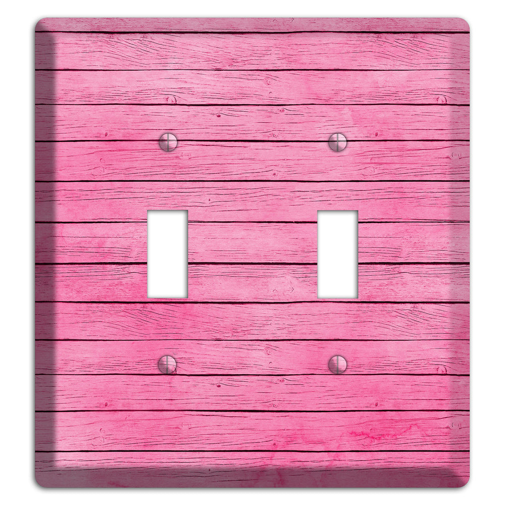 Carissma Pink Texture 2 Toggle Wallplate