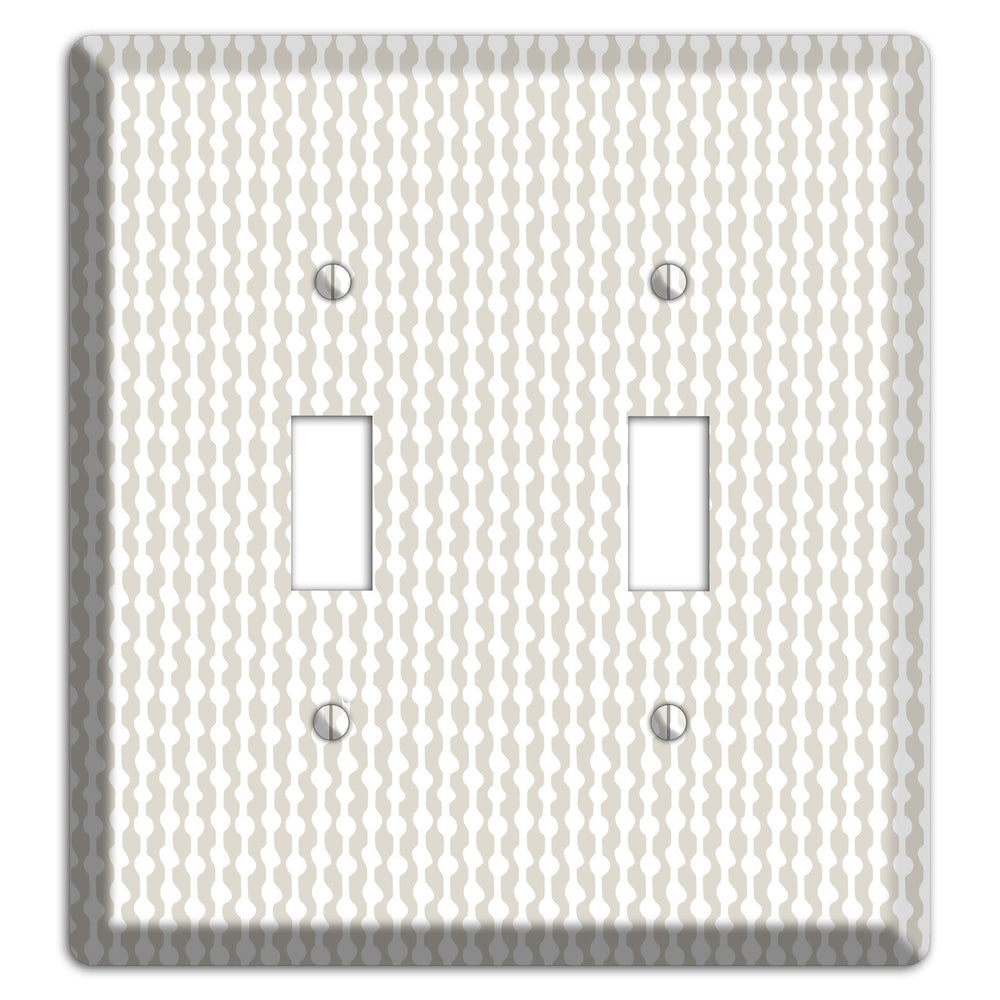 Simple Scandanavian Style C 2 Toggle Wallplate