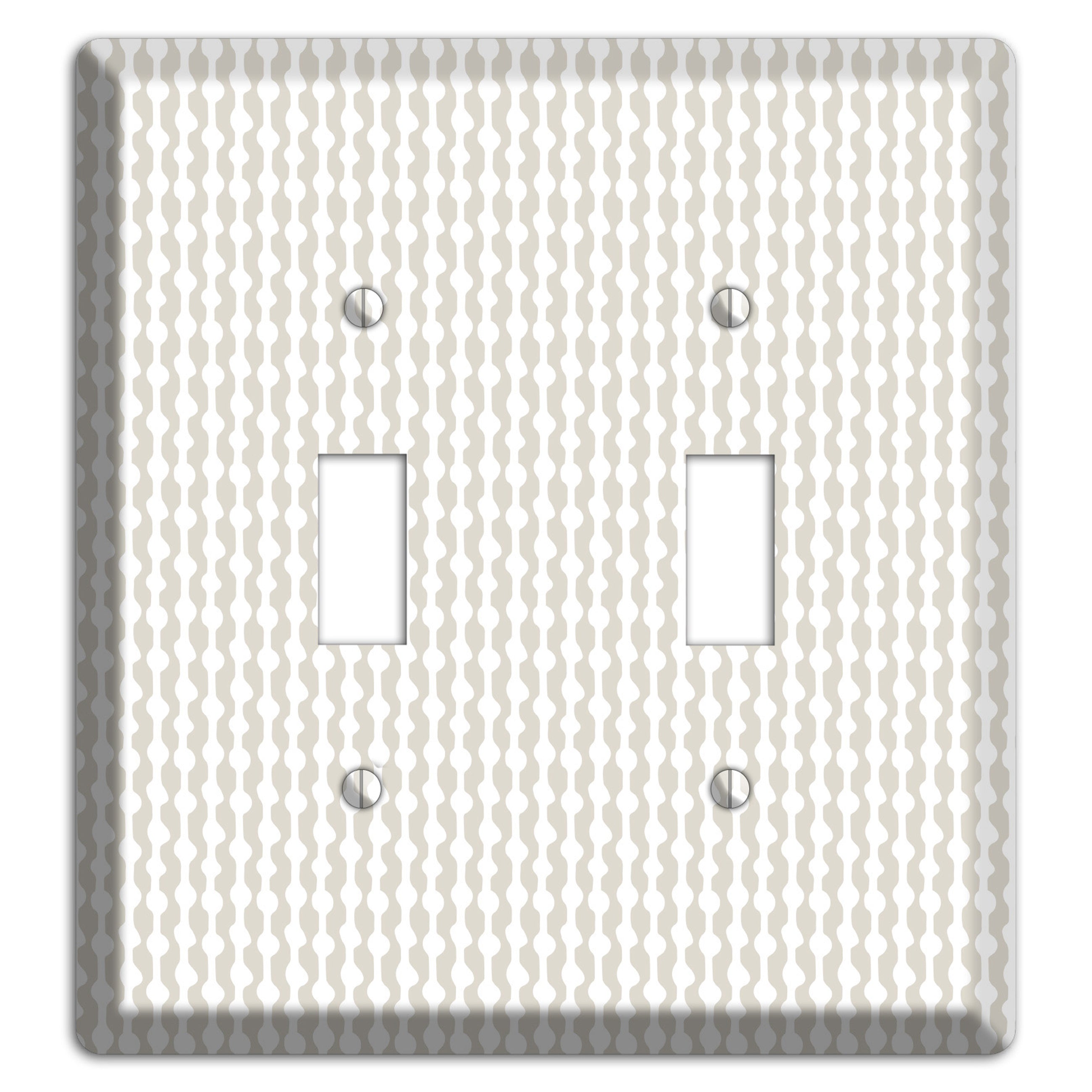 Simple Scandanavian Style C 2 Toggle Wallplate