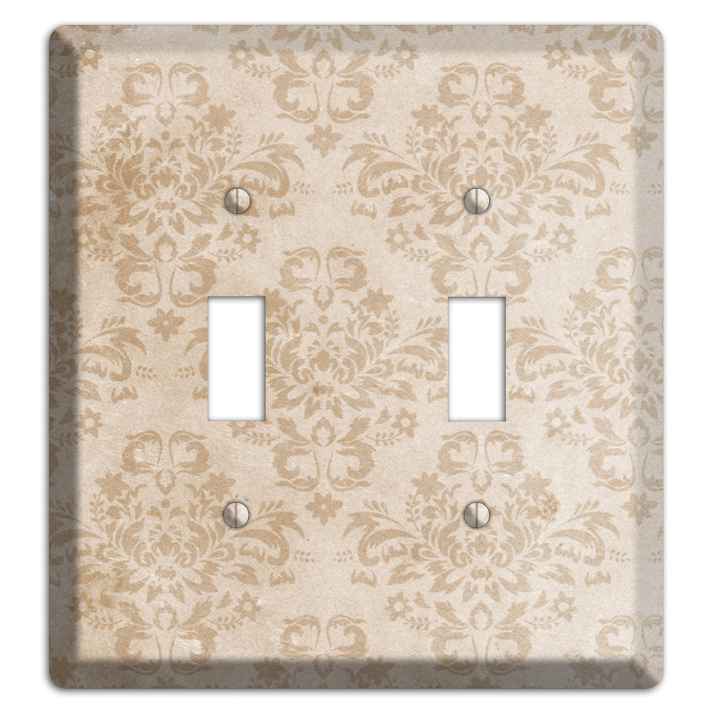 Bizarre Neutral Texture 2 Toggle Wallplate