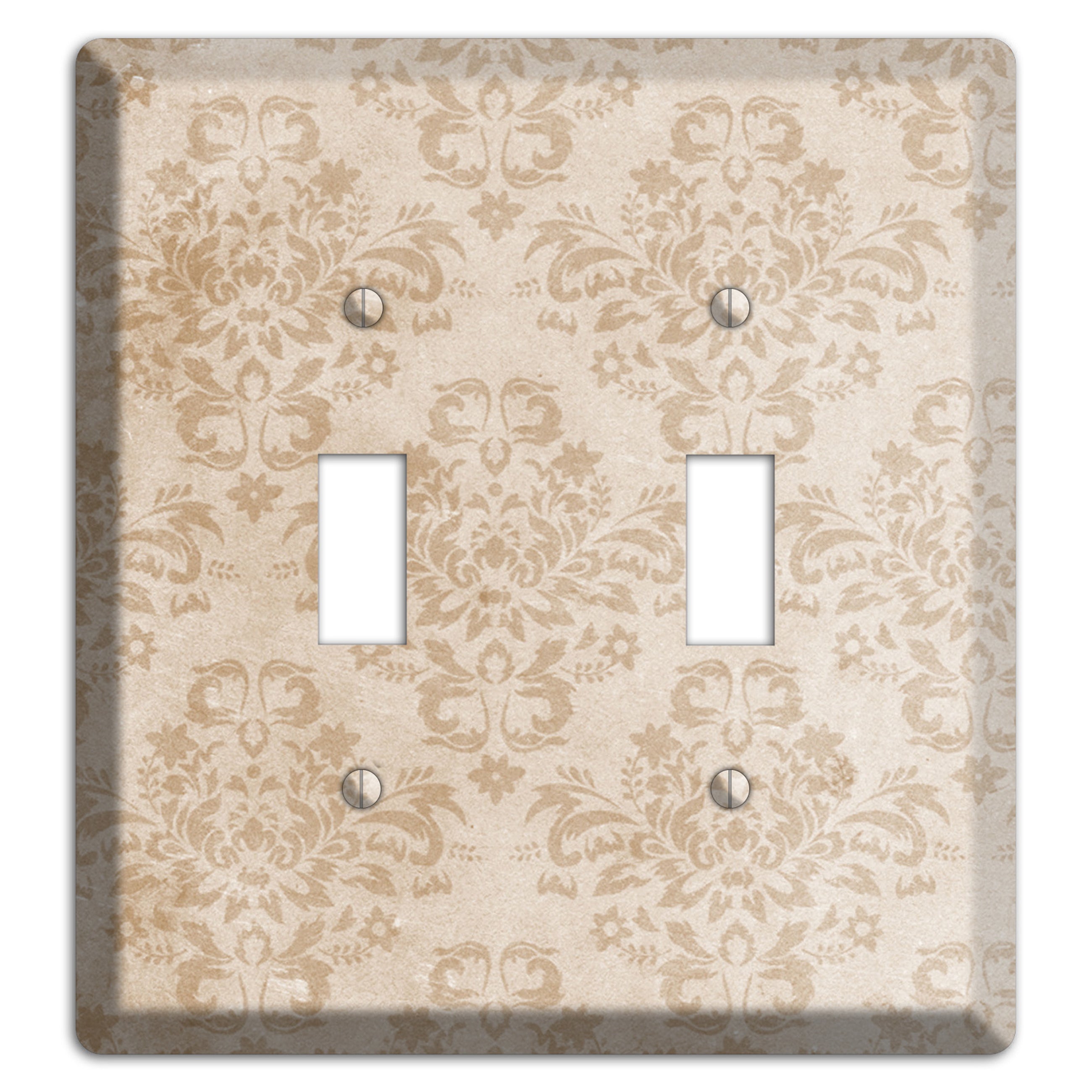 Bizarre Neutral Texture 2 Toggle Wallplate