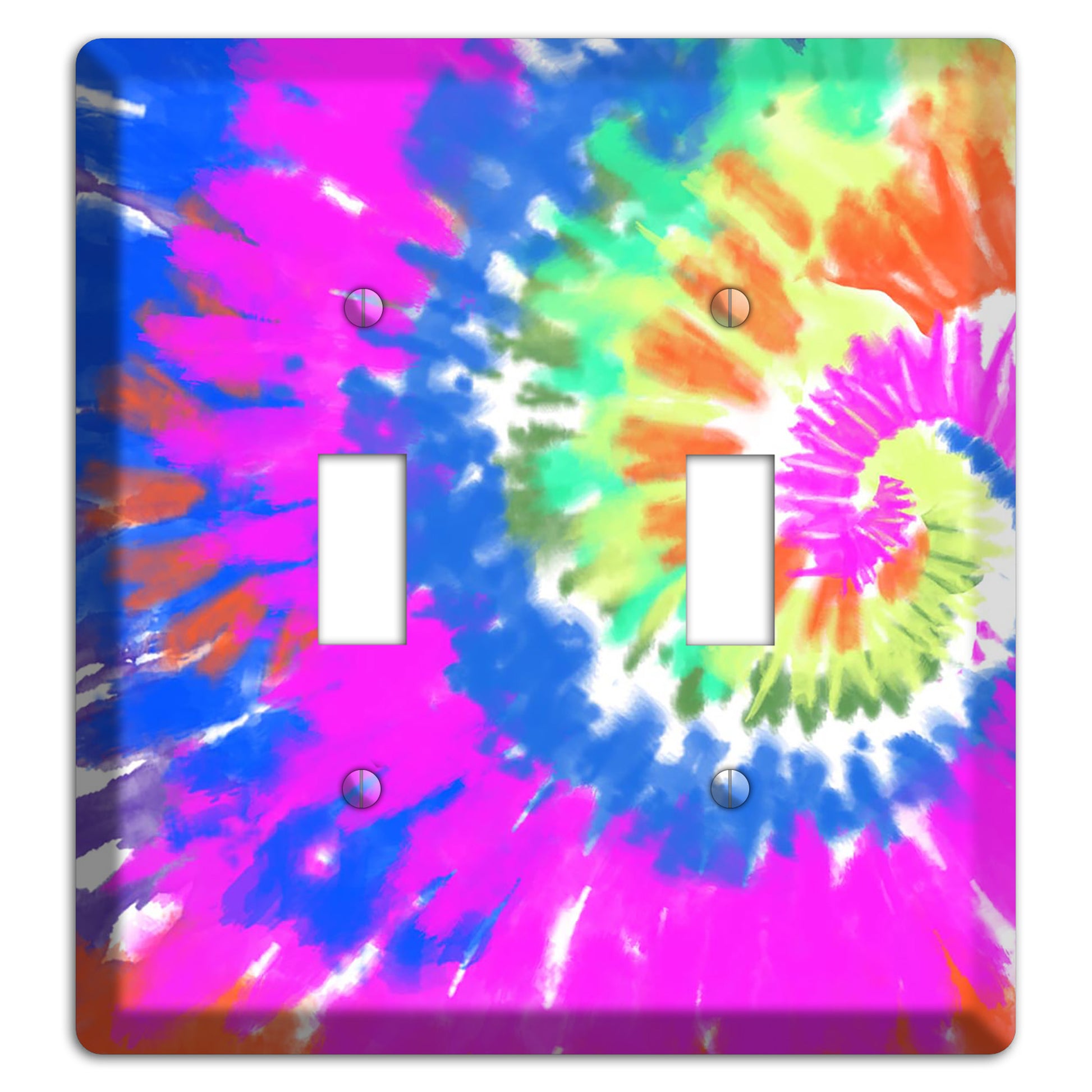 Tie Die 2 Toggle Wallplate