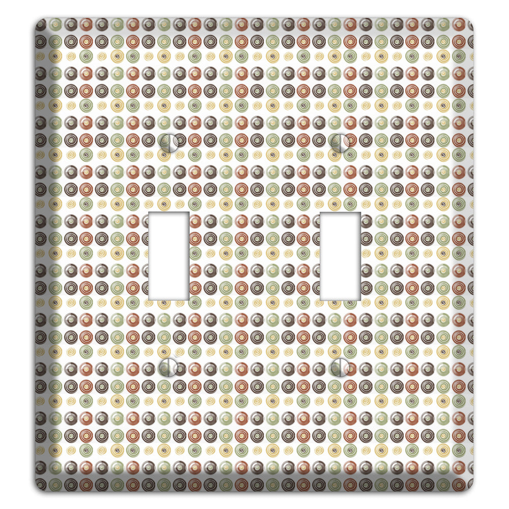 Multo Color Tiled Dots 2 Toggle Wallplate