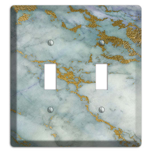 Tower Gray Marble 2 Toggle Wallplate