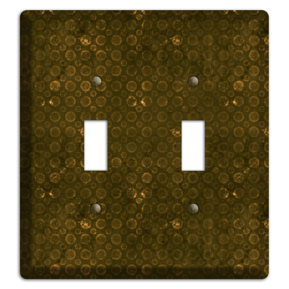 Olive Circles 2 Toggle Wallplate